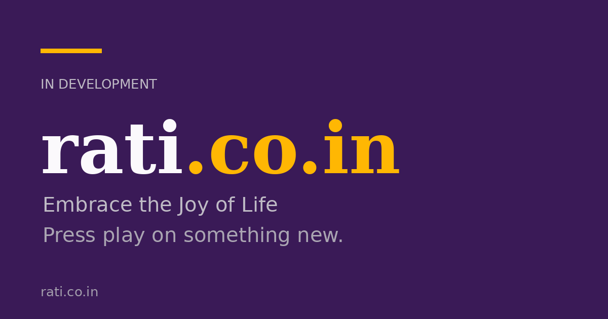 Link preview image for rati.co.in